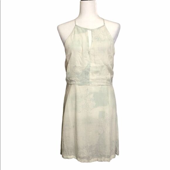 🆕 RVCA Women's Bay Halter Dress in Cloud Blue - Picture 2 of 8